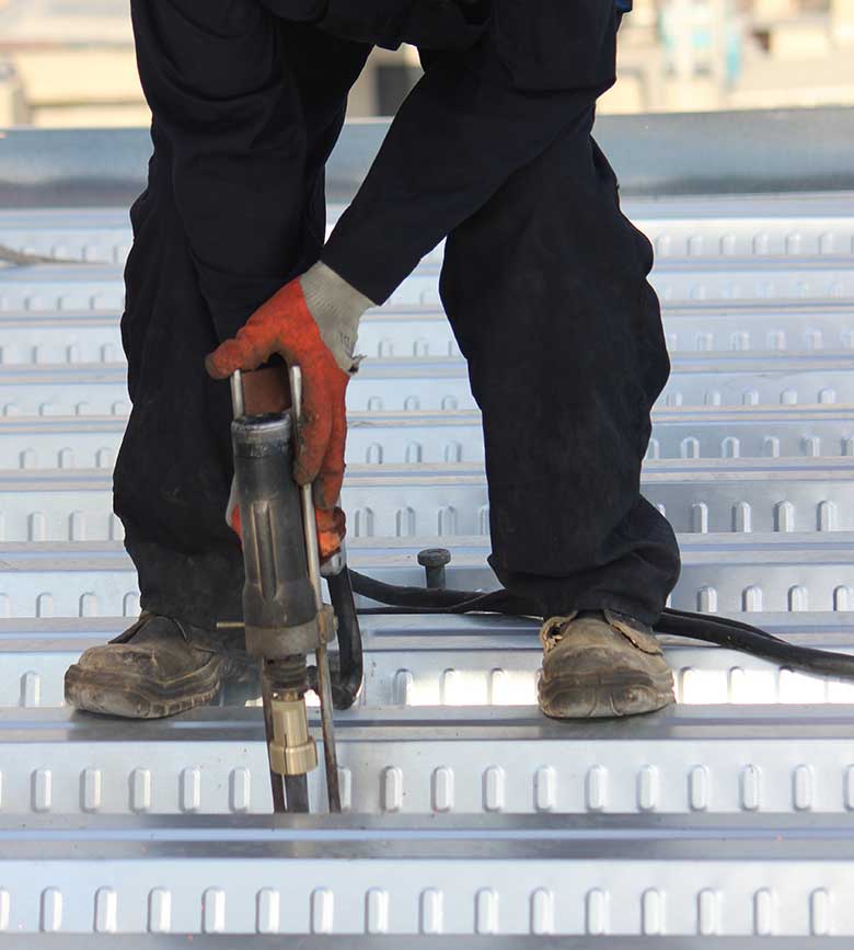 Steel-deck-ceiling